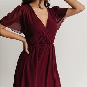Baltic Born Merlot Maxi Dress